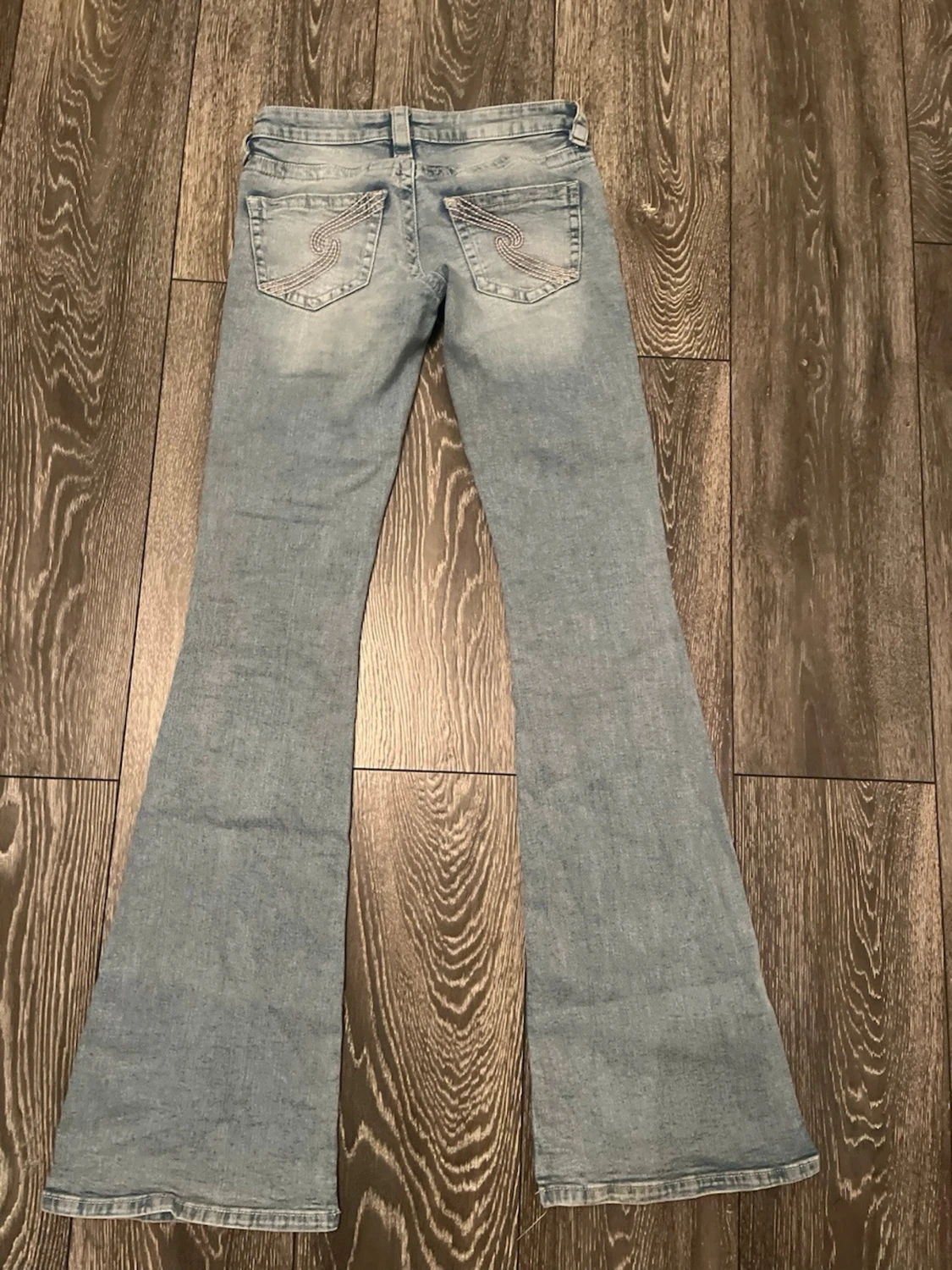 Lågmidjade bootcut jeans - 1