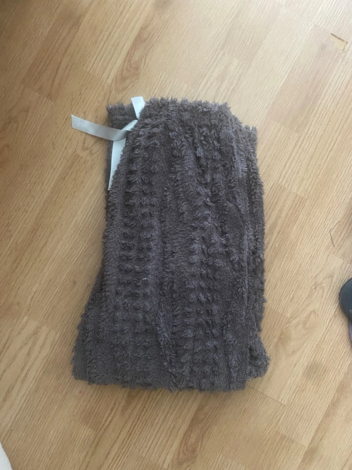 Mysig grå/brun pyjamas med nallebrodyr - 2