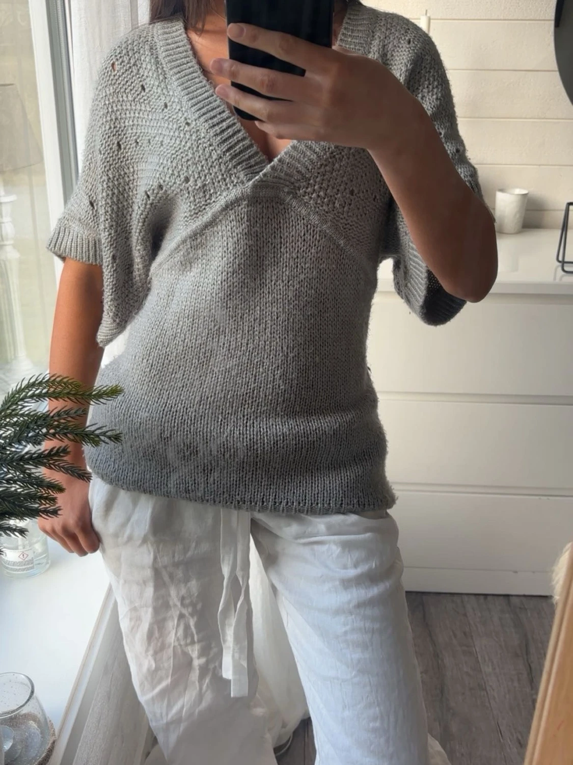 Stickad topp  - 1