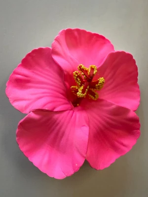 🌺Hårklämma rosa blomma🌺  - Hårklämma med superfin blomma på i en stark rosa färg 🩷Det är 10 cm tvärs över blomman. 