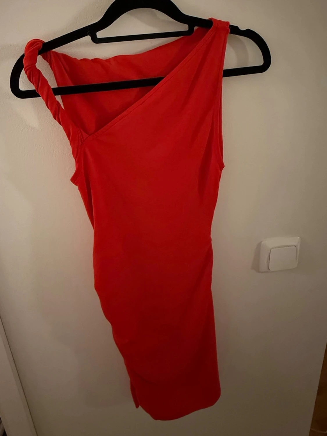 Röd  kort klänning Zara - 3