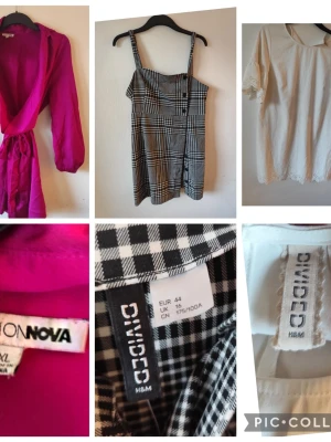 Klänning paket stl 44 (6 plagg) - Ett paket med sex klänningar i olika modeller och färger. Innehåller klänningar från H&M och Fashion Nova.  Du är varmt välkommen att kika på mina andra annonser.