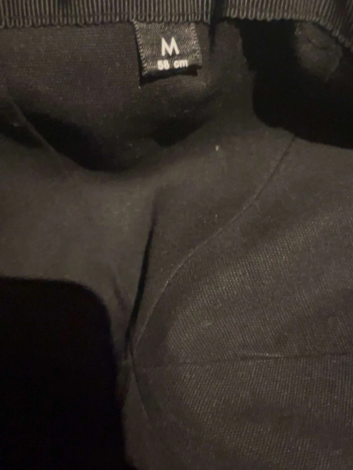 Svart Keps stolek m 58 cm  - 3