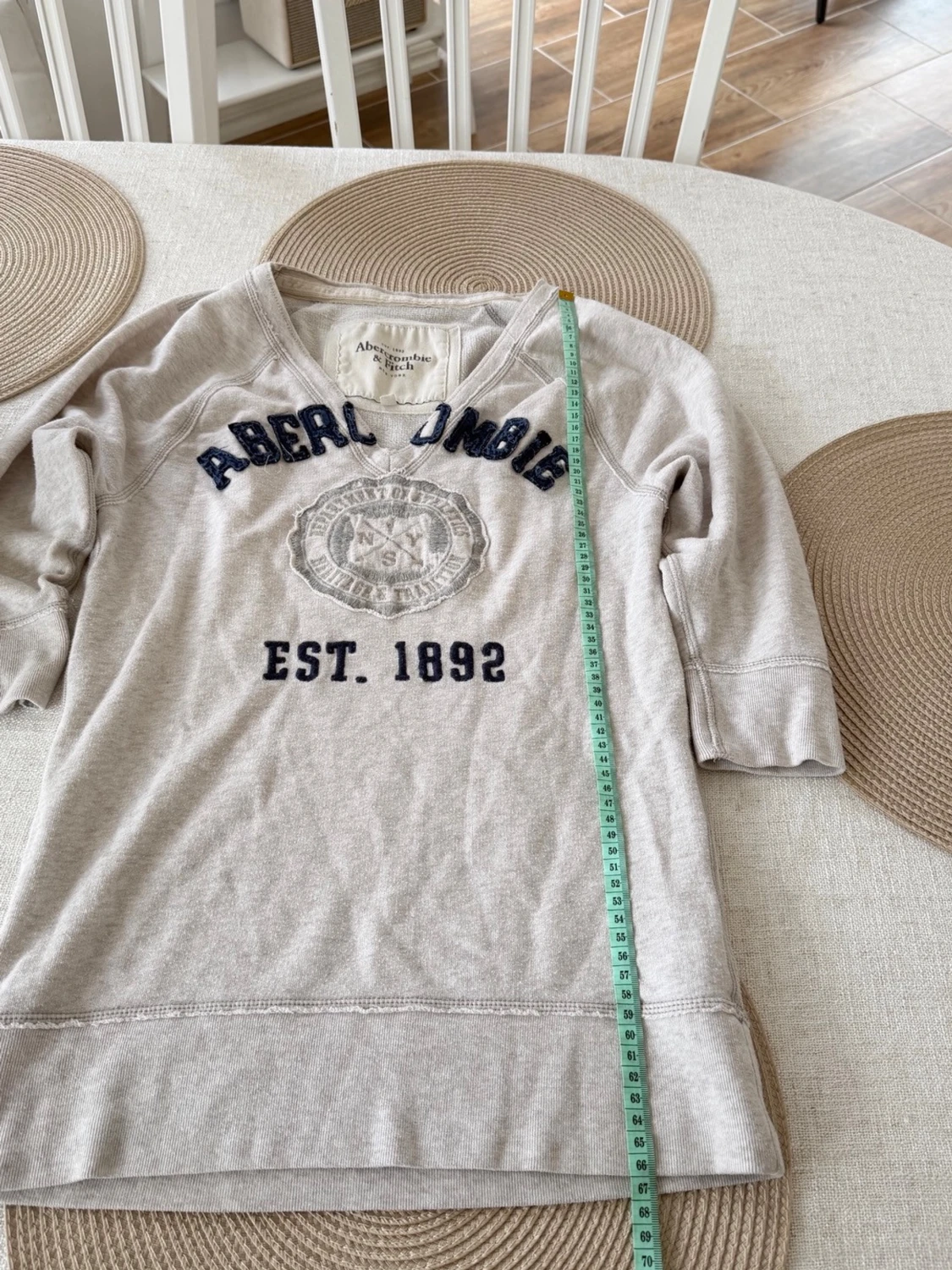 Abercrombie & fitch vintage collegetröja  - 4