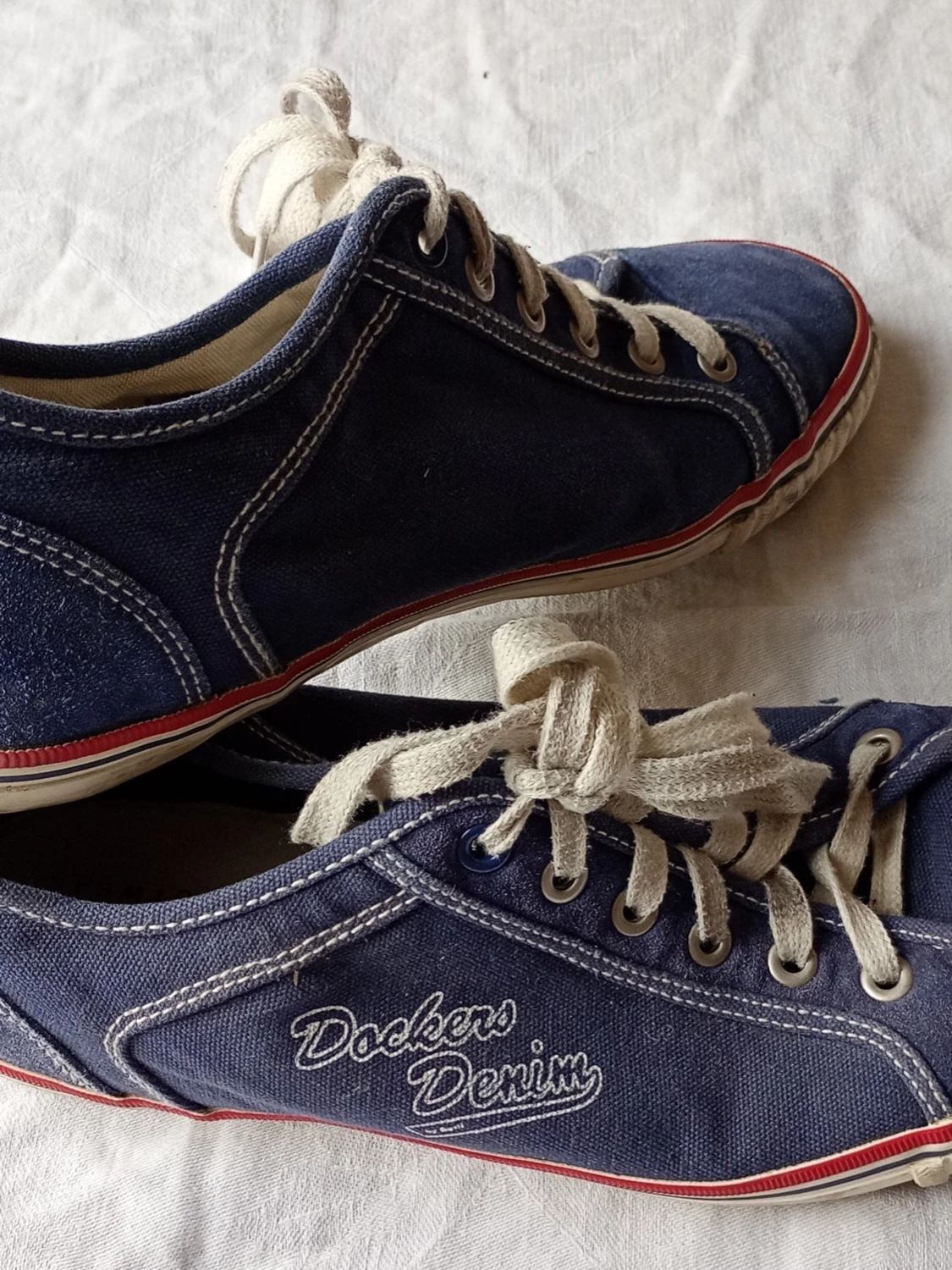 Blå sneakers från Dockers Denim - 1