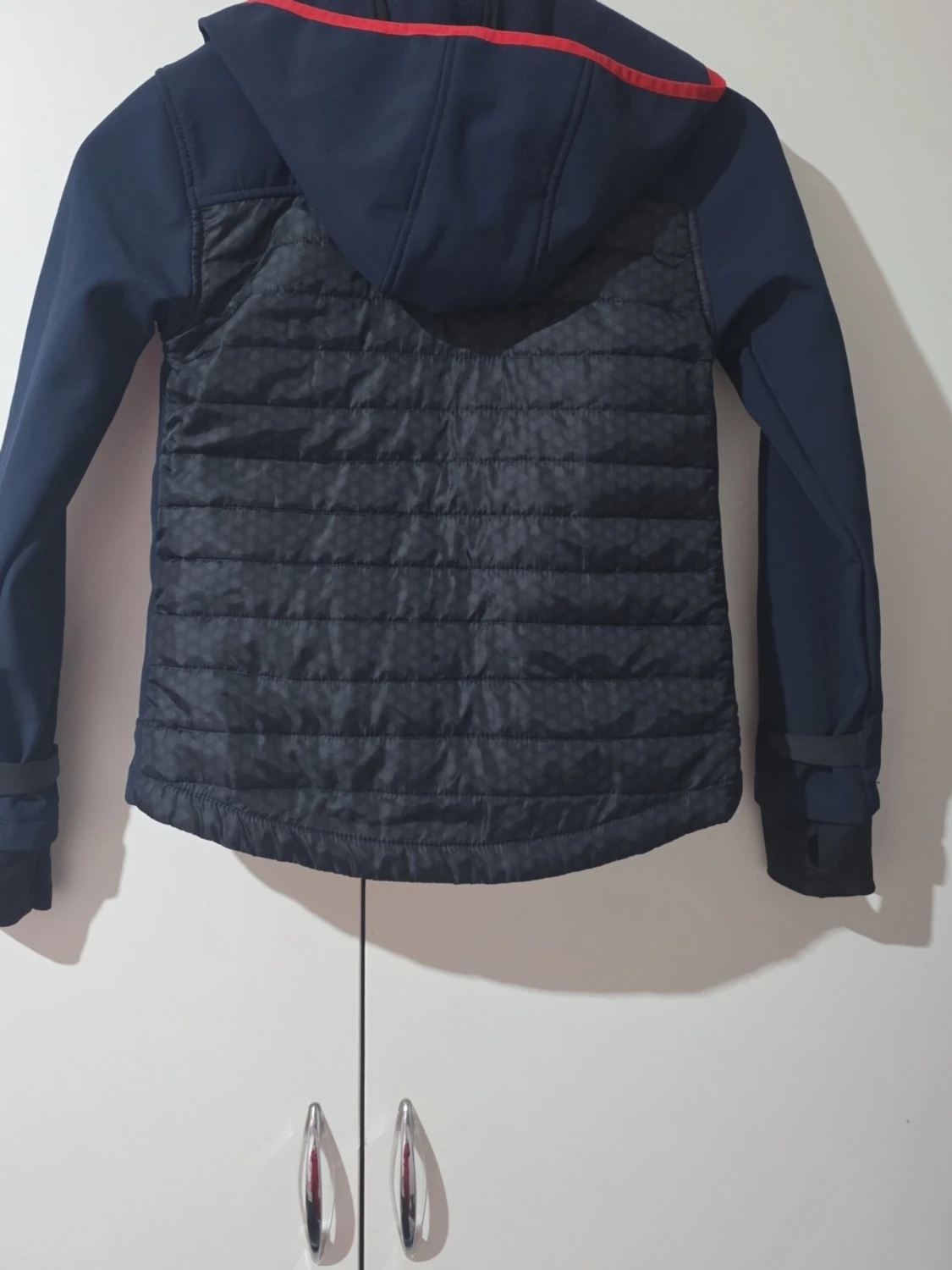 Marinblå quiltad jacka Kingsland - 2