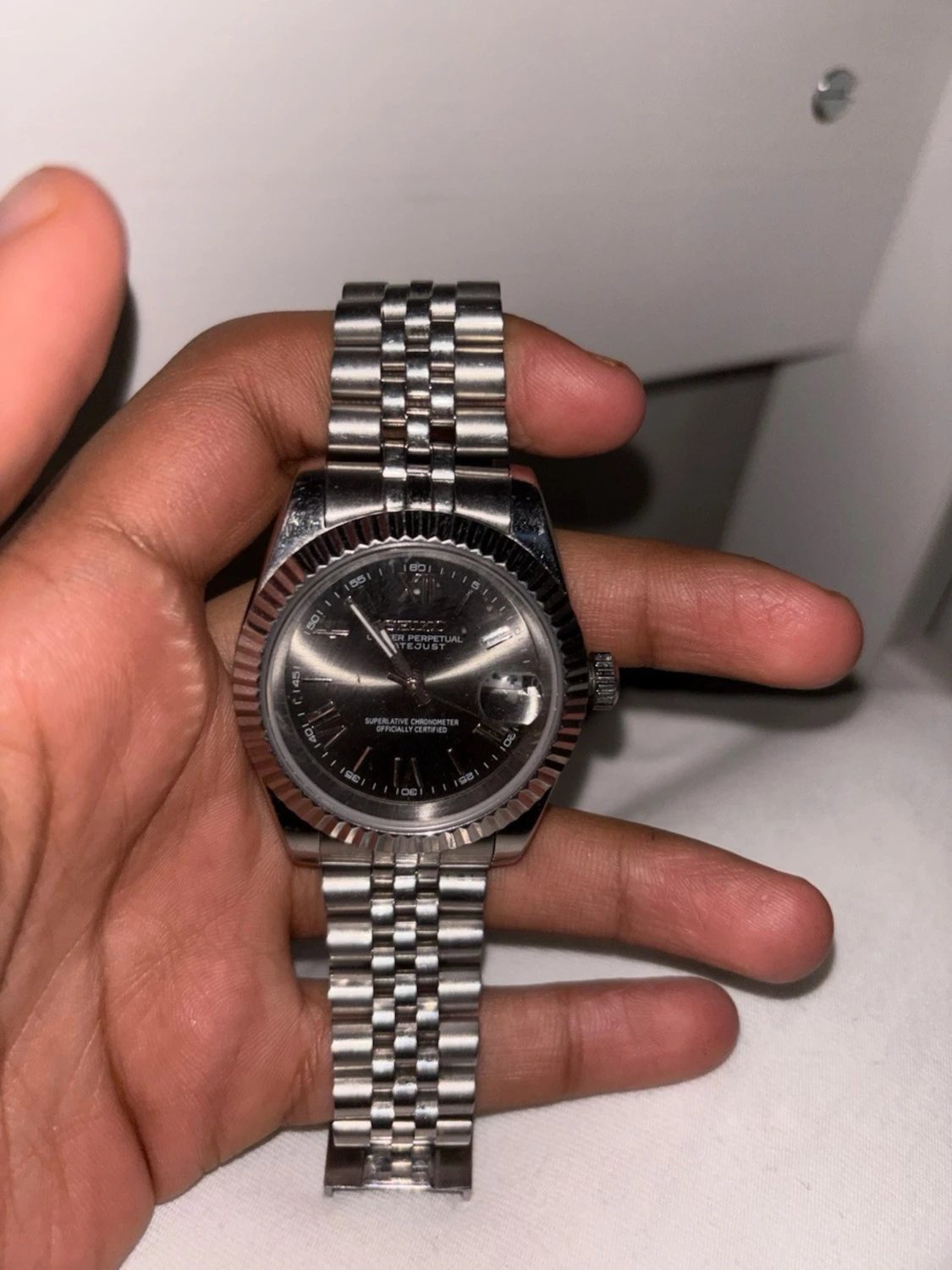 Klassisk silverfärgad Seiko klocka - 2