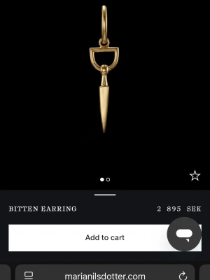 Guldörhänge Bitten från Maria Nilsdotter - Hej! Jag undrar om någon är intresserad av att byta ut det höra örhänget mot ett exakt likadant fast i silver?❤️