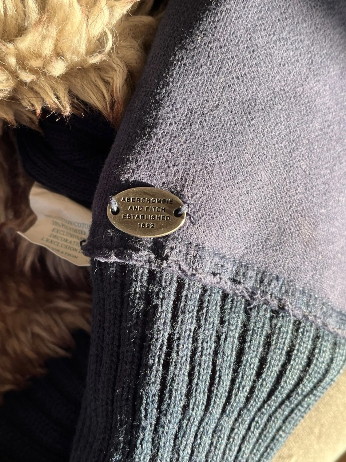 Blå hoodie från Abercrombie & Fitch - 5