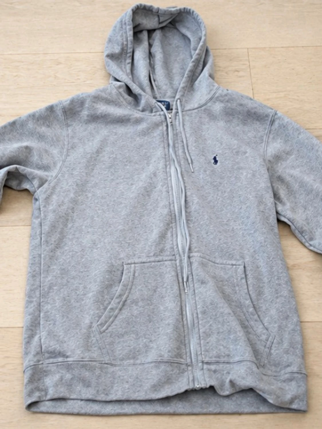 Grå zip-hoodie från Polo Ralph Lauren
