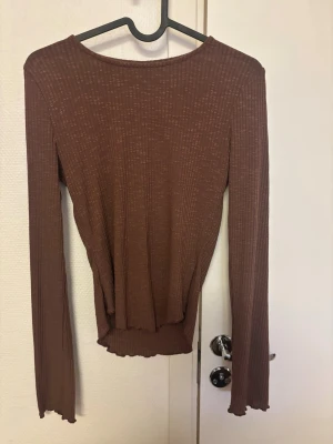 Brun långärmad topp - Brun långärmad topp. Tunn, så den passar till sommaren 