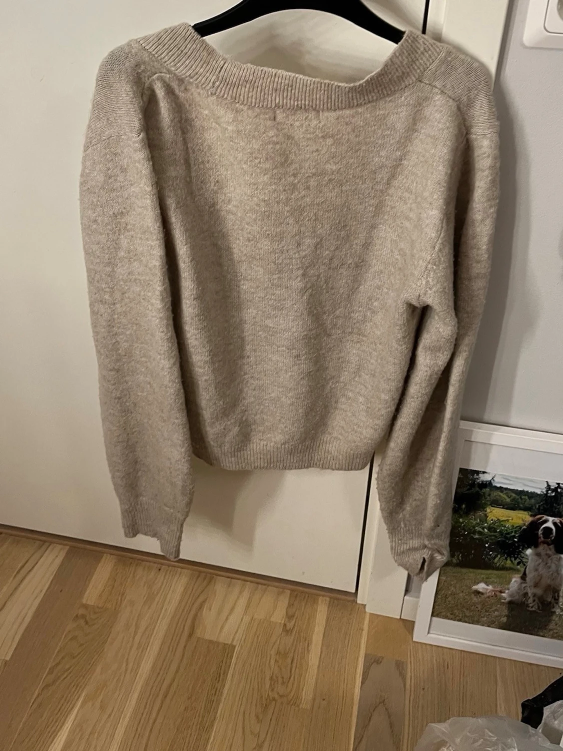 Beige kofta från H&M med knappar - 2
