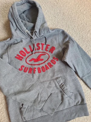 Hollister Hoodie Vintage - Vintage Hollister hoodie! I perfekt skick utom lite slitage på snörrerna annars perfekt! Skriv till mig vid eventuella frågor jag svarar snabbt!