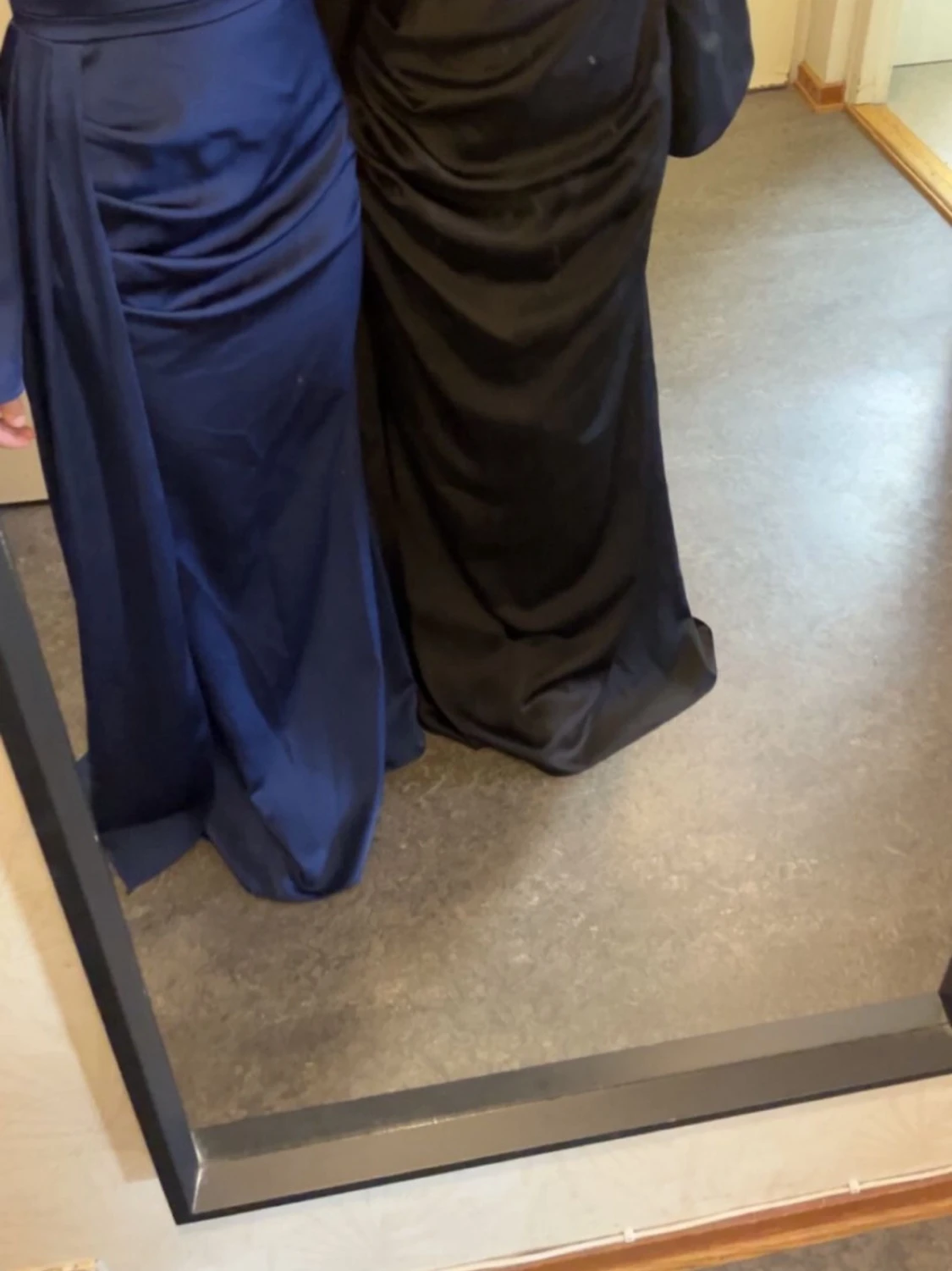 Balkläning, hajbikläning, satin, långärmad klänning - 4