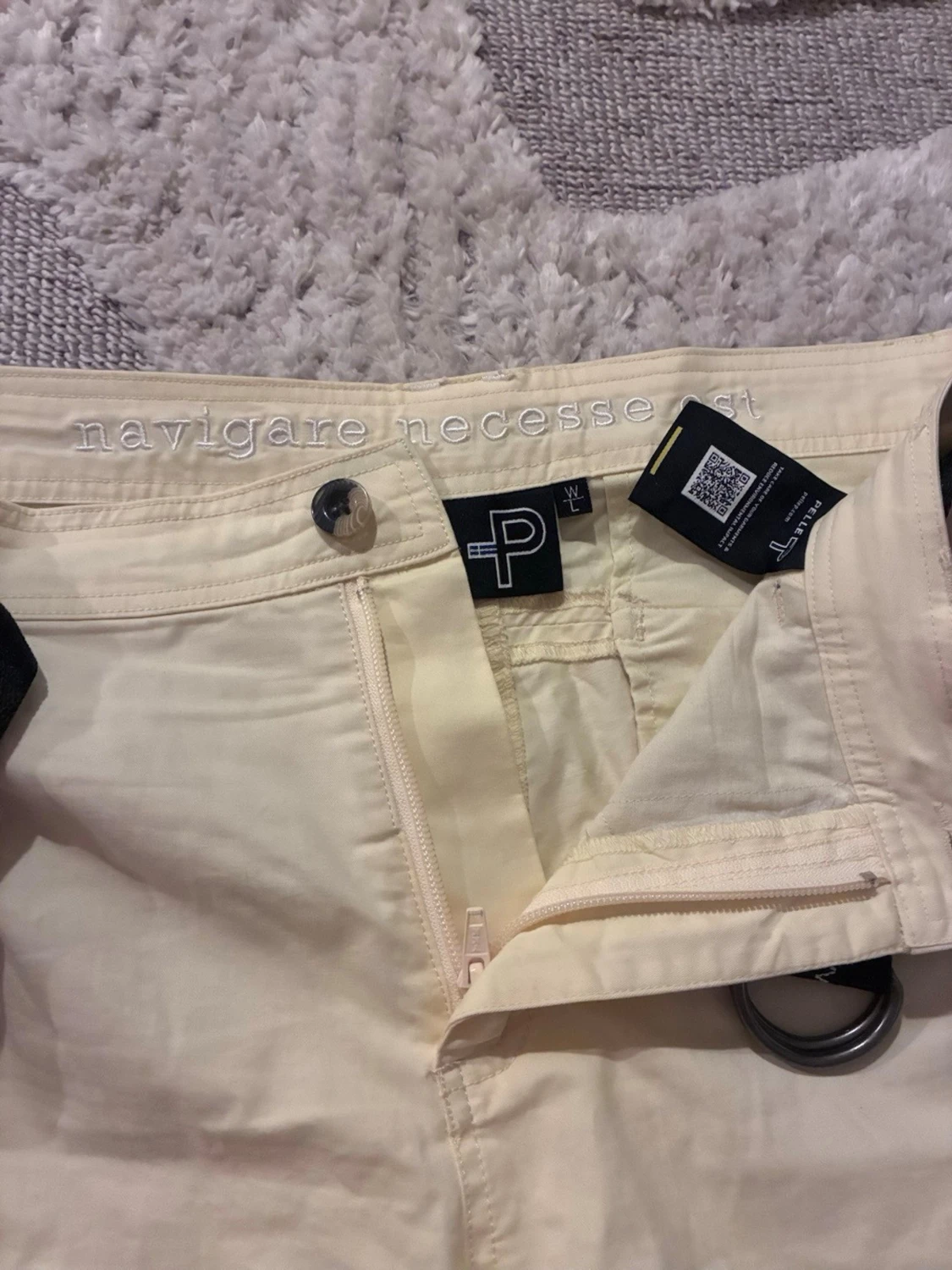 Gula shorts från Pelle P med bälte - 3
