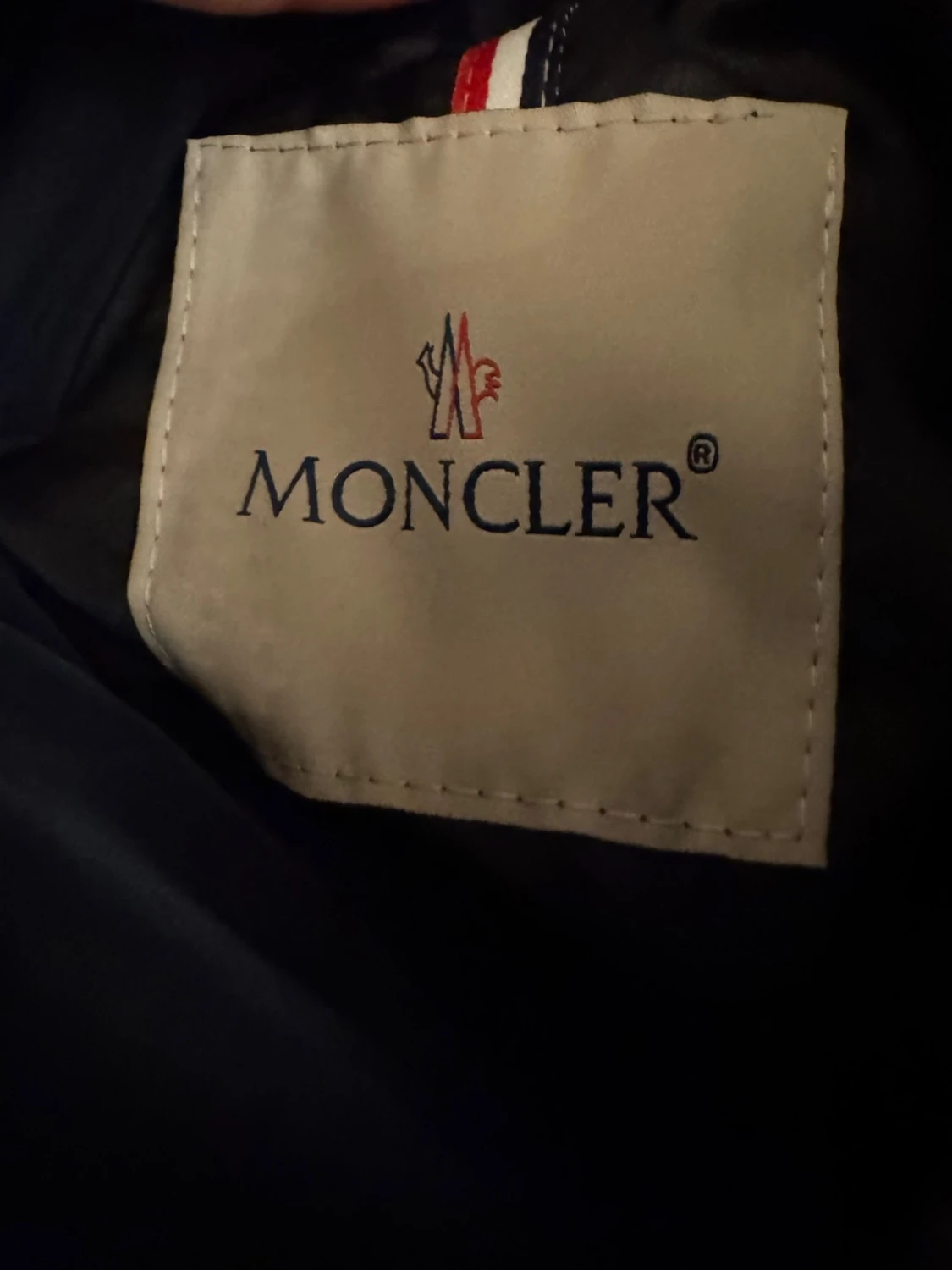 Moncler navy windbreaker  - 1