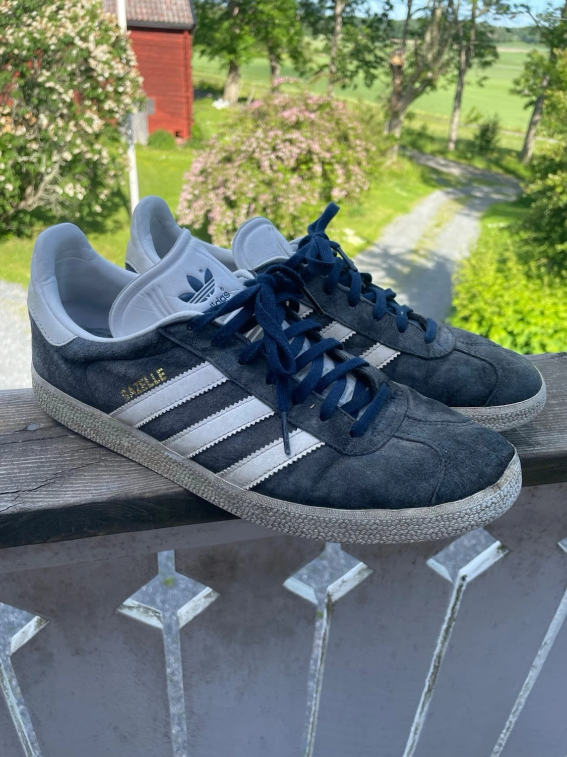 Adidas Gazelle mörkblå sneakers - 1