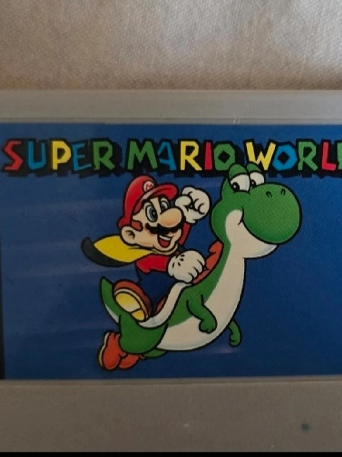 Super Mario World SNES spel - 1
