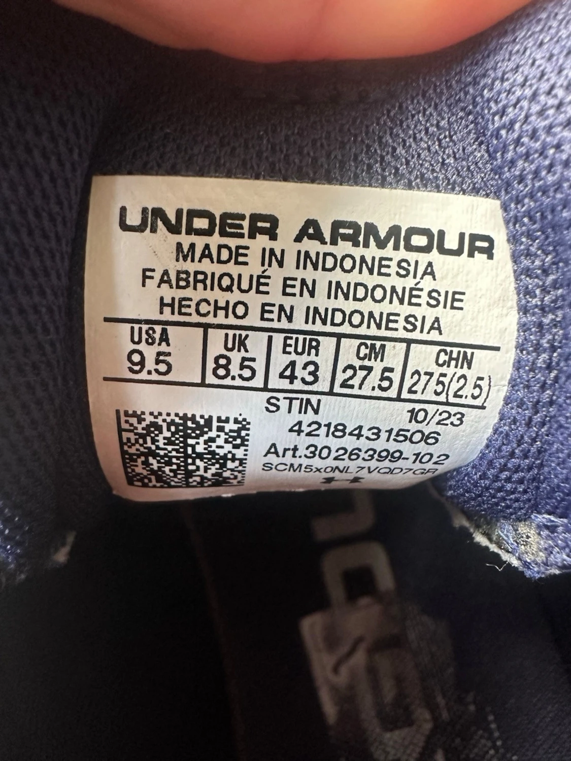 Golfskor Under Armour sneakers 43 - 5