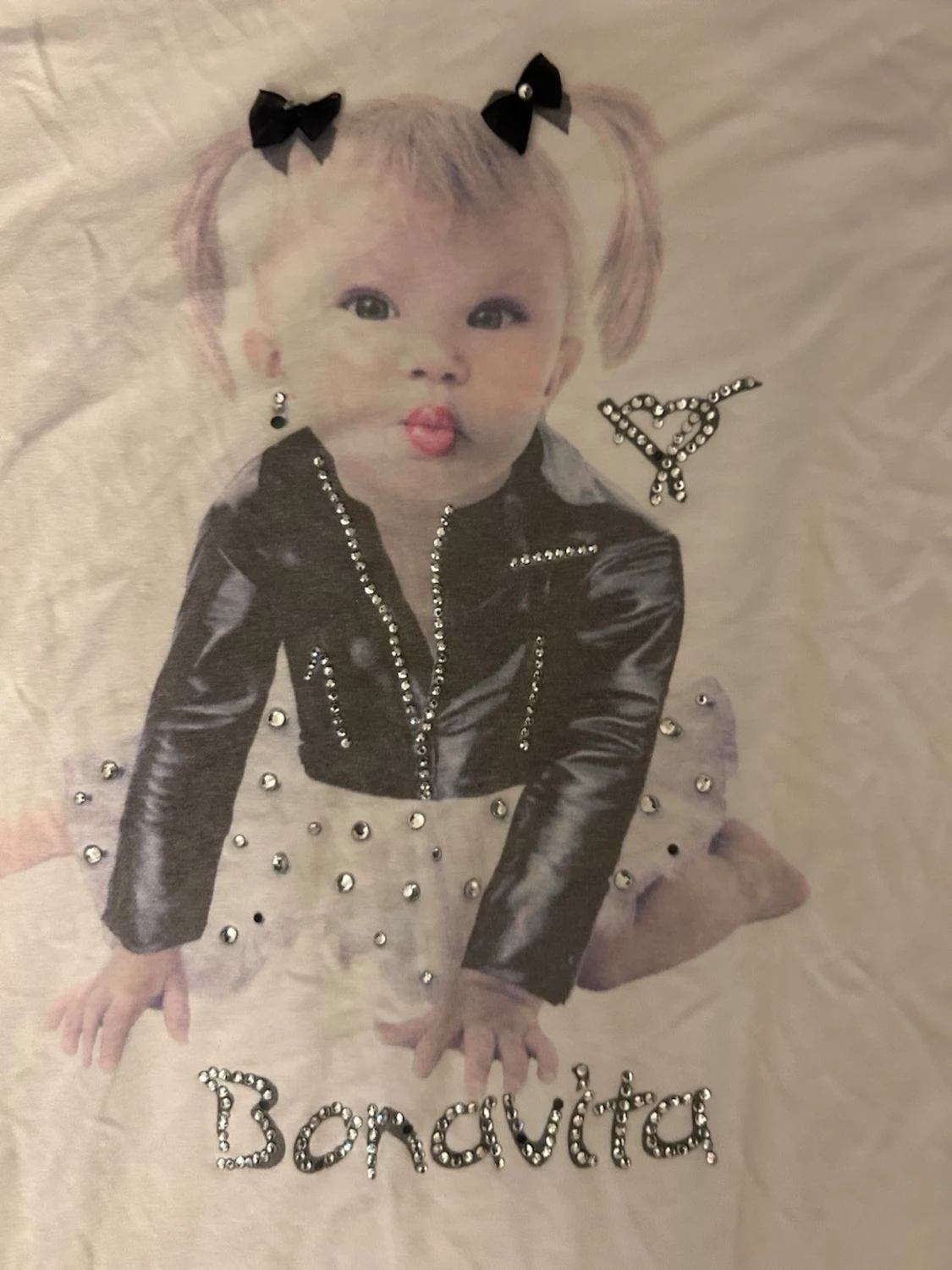 Vit t-shirt med tryck från Bonavita - 1