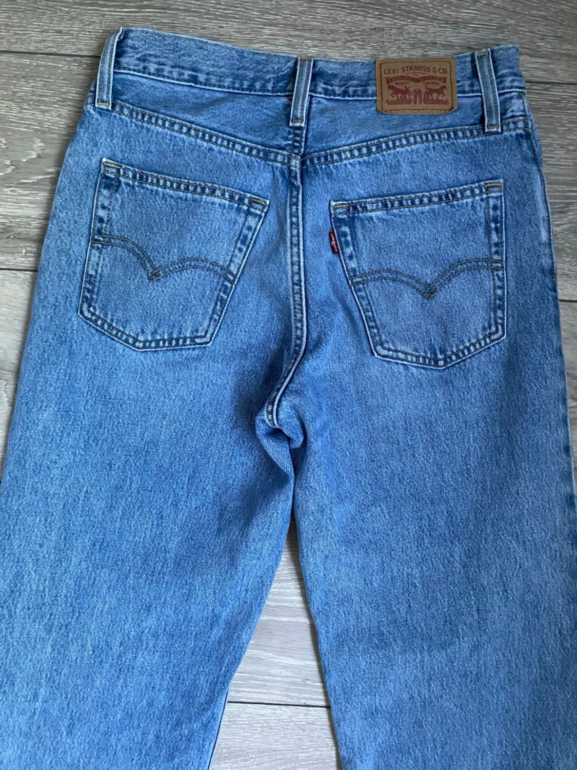 Levi's 94’ baggy ljusblå raka jeans - 2