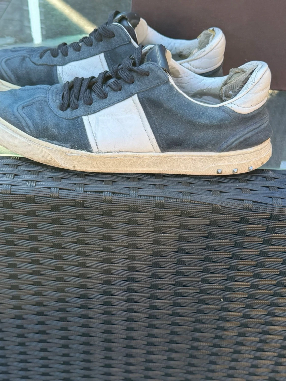 Valentino Garavani flycrew blåa sneakers - 2