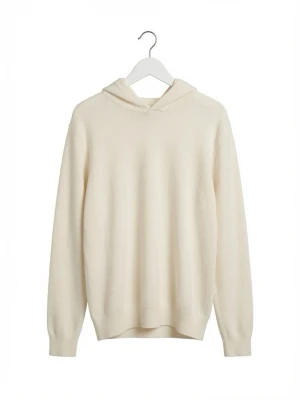 Oscar Jacobson hoodie - En schysst merino Ulls hoodie från Oscar Jacobson i en kräm vit färg fint skick inga defekter ganska tunn så perfekt för sommaren 