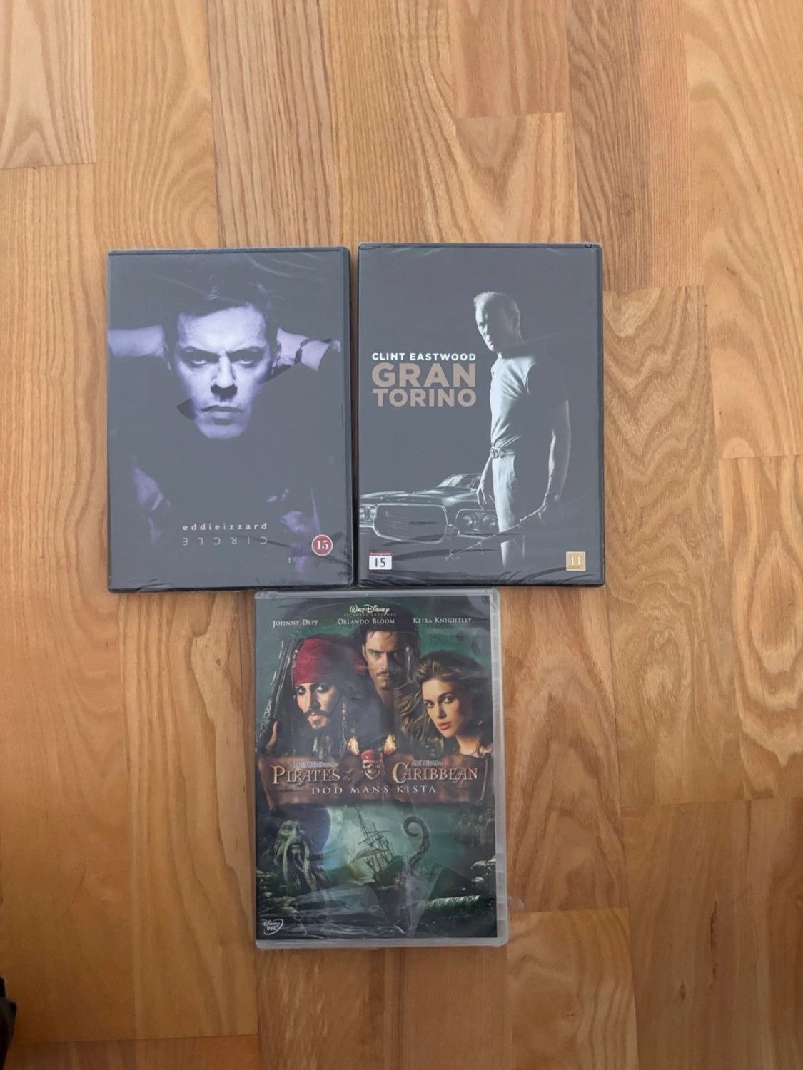 3 DVD-filmer SEALED
