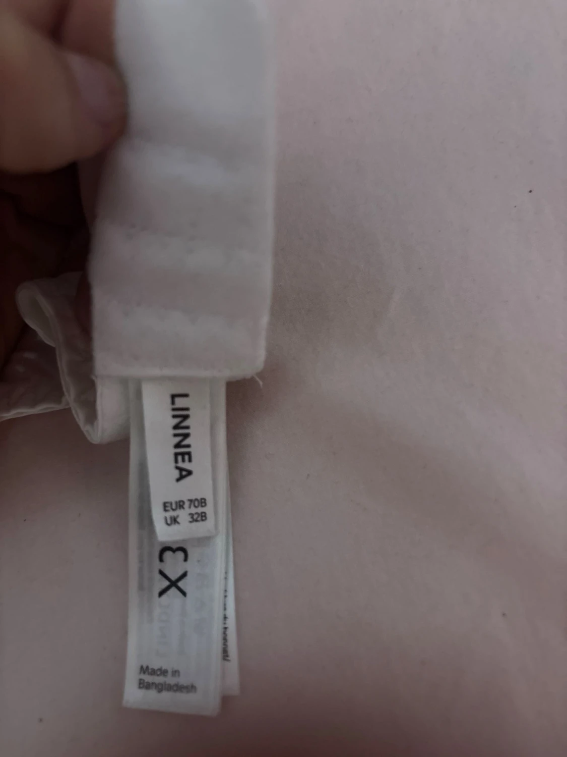 Vit vadderad push up bh från Lindex - 2