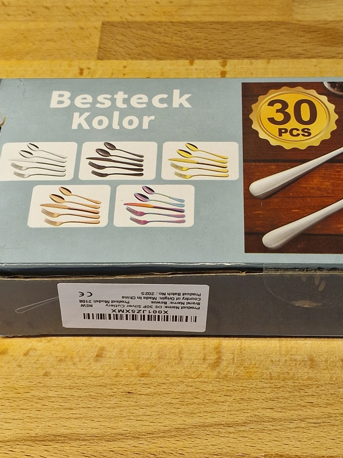 Bestickset i rostfritt stål, 24 delar - 4