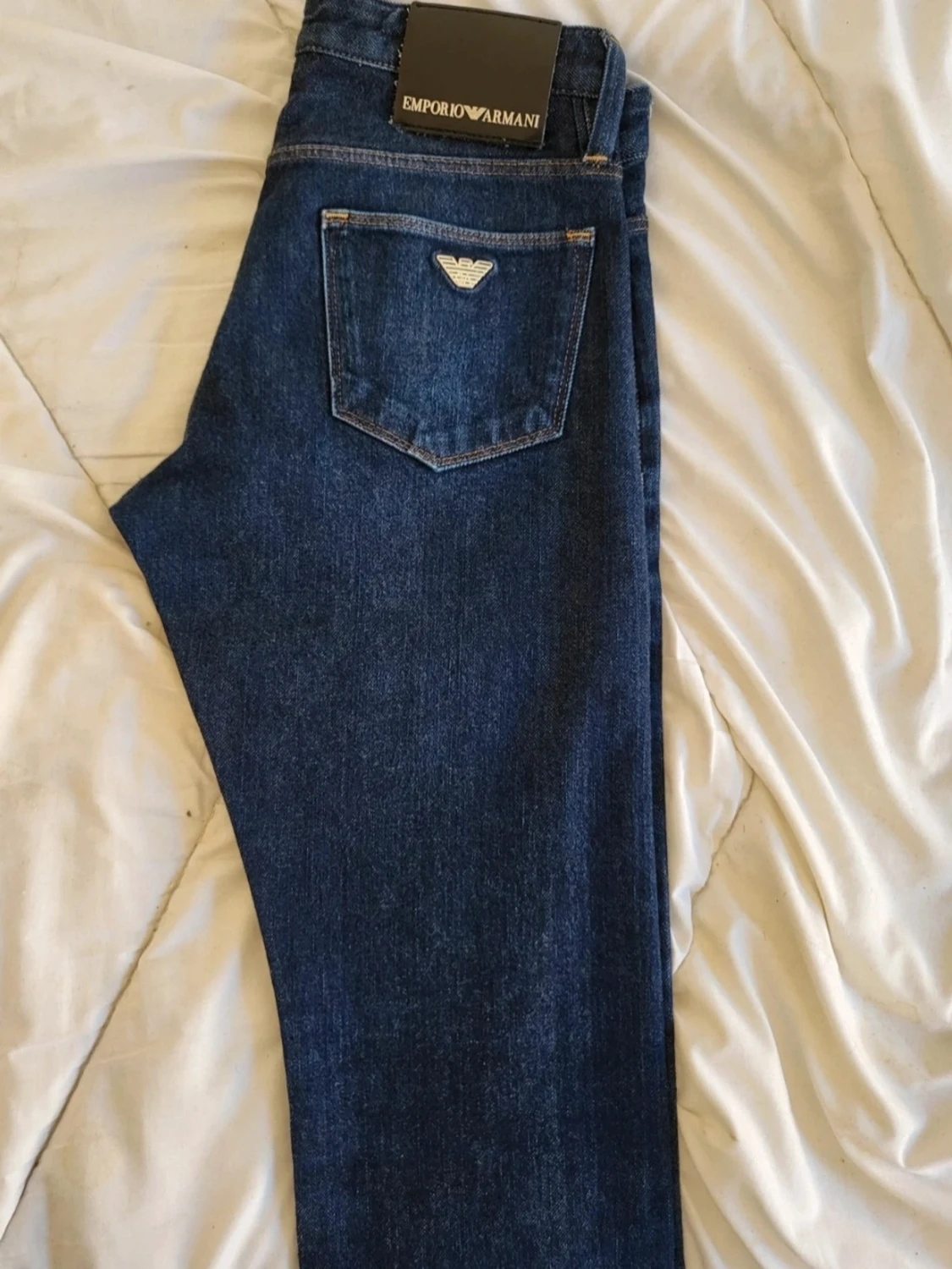 Mörkblå jeans från Emporio Armani - 2