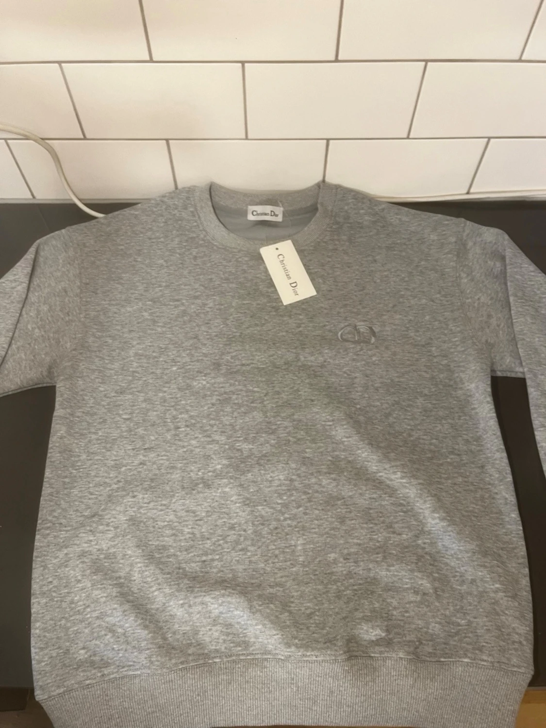 Grå CD sweatshirt - 1