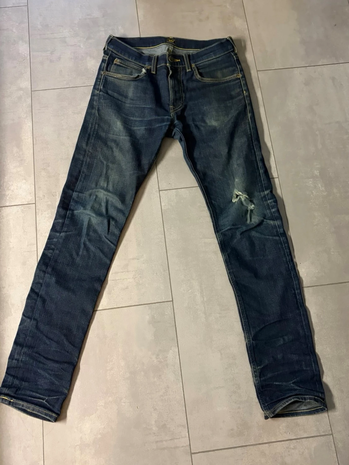 Blåa Lee jeans