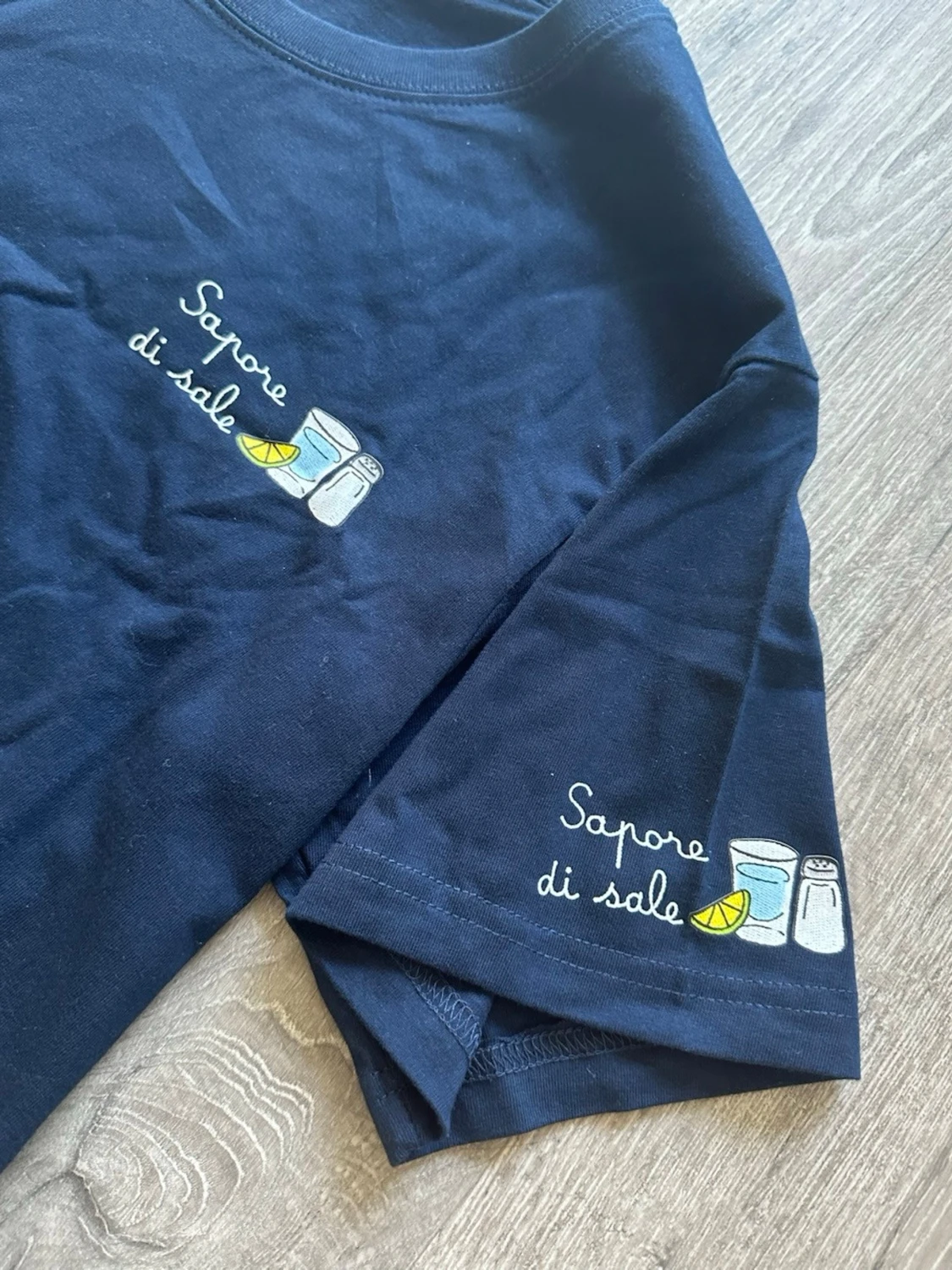 Saint Barth inspired Mörkblå t-shirt Sapore di Sale - 1