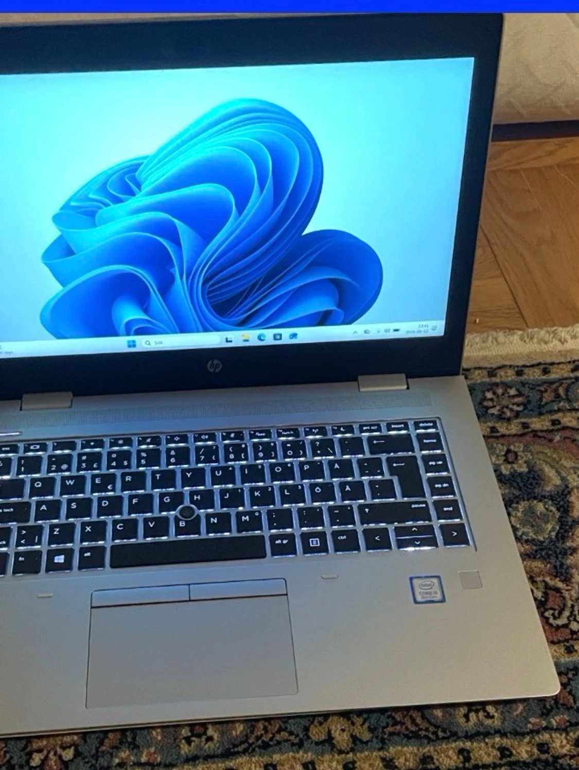 HP EliteBook silver laptop