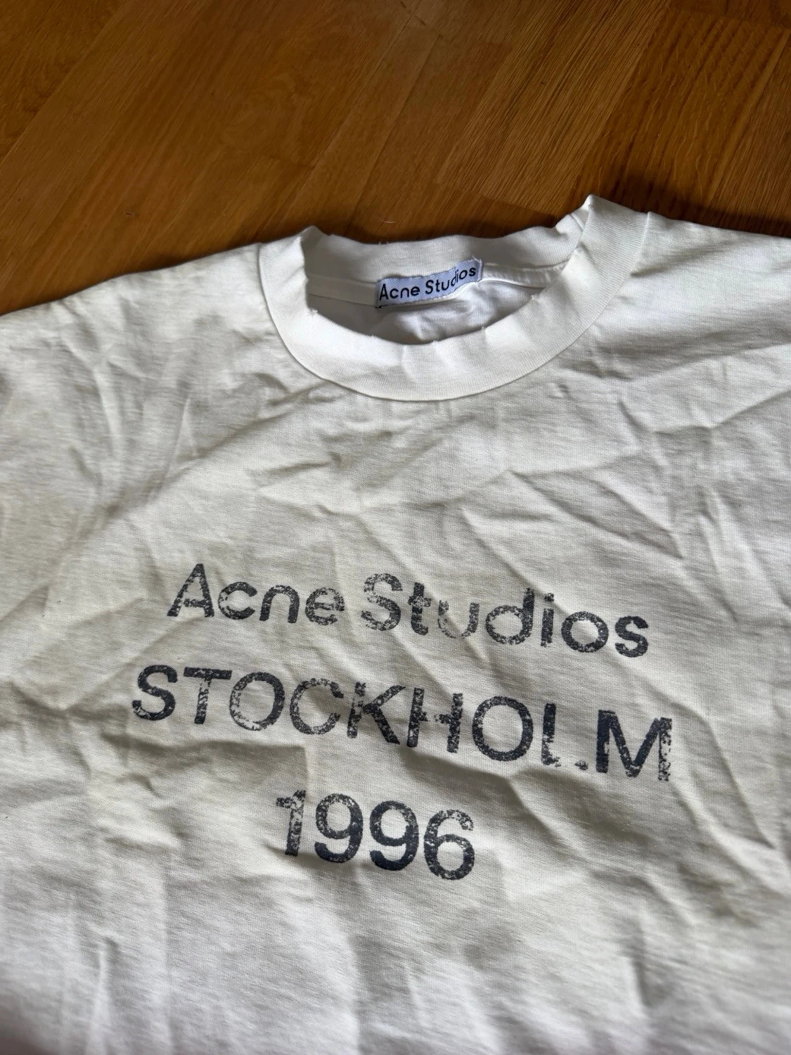 Vit långärmad Acne Studios tröja - 3