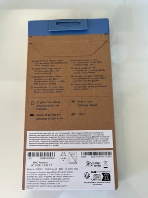Amazon Kindle 11:e gen 16GB svart - Kindle läsplatta med 16 GB lagring, oöppnad, i originalkartong. Lotterivinst på UF mässan i Stockholm. 