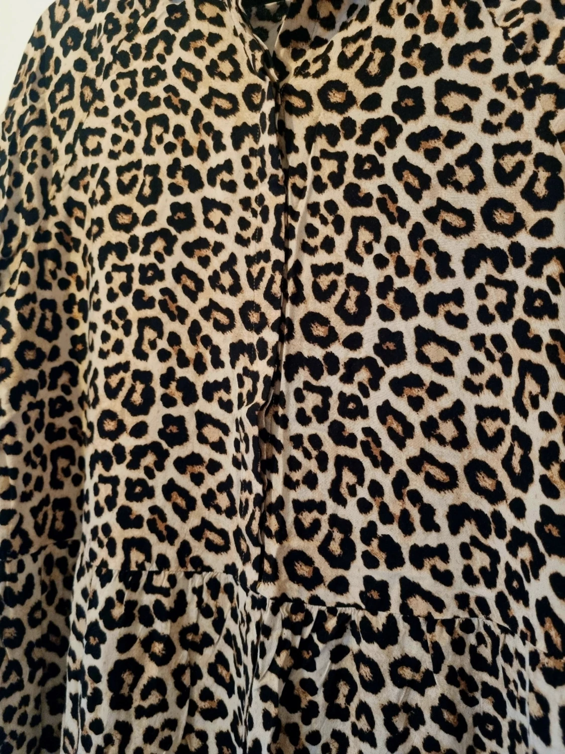 Leopardmönstrad långklänning H&M - 2