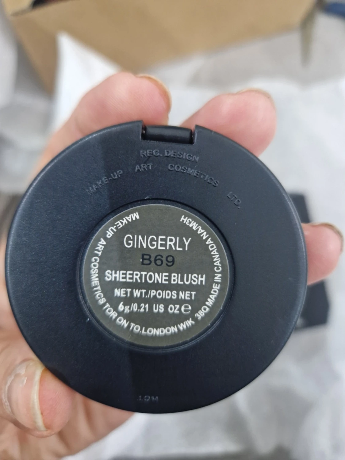 MAC Sheertone Blush Gingerly - 1