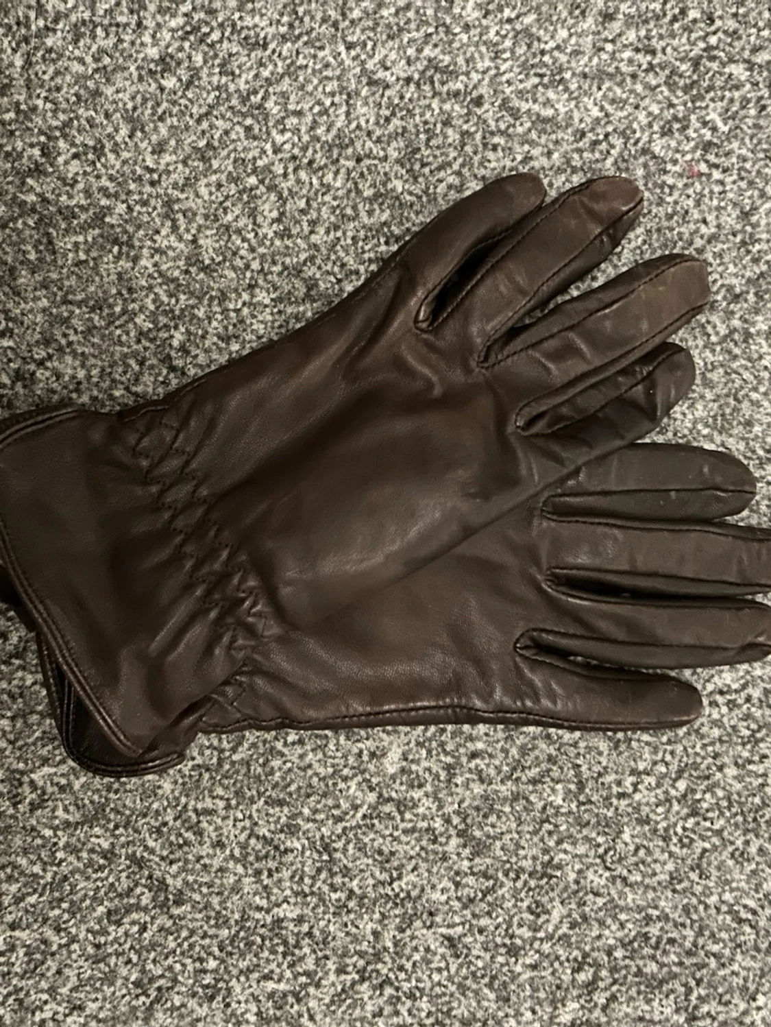 Br UVa bruna skinnhandskar