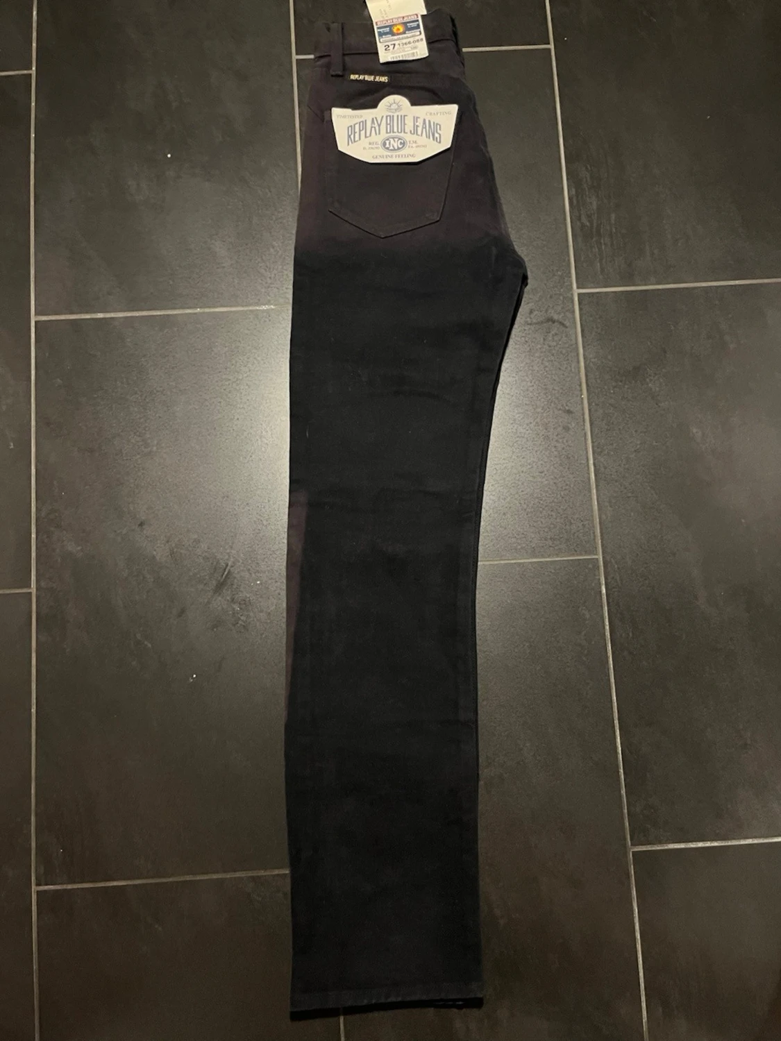 Svarta Replay Blue Jeans, raka ben - 1