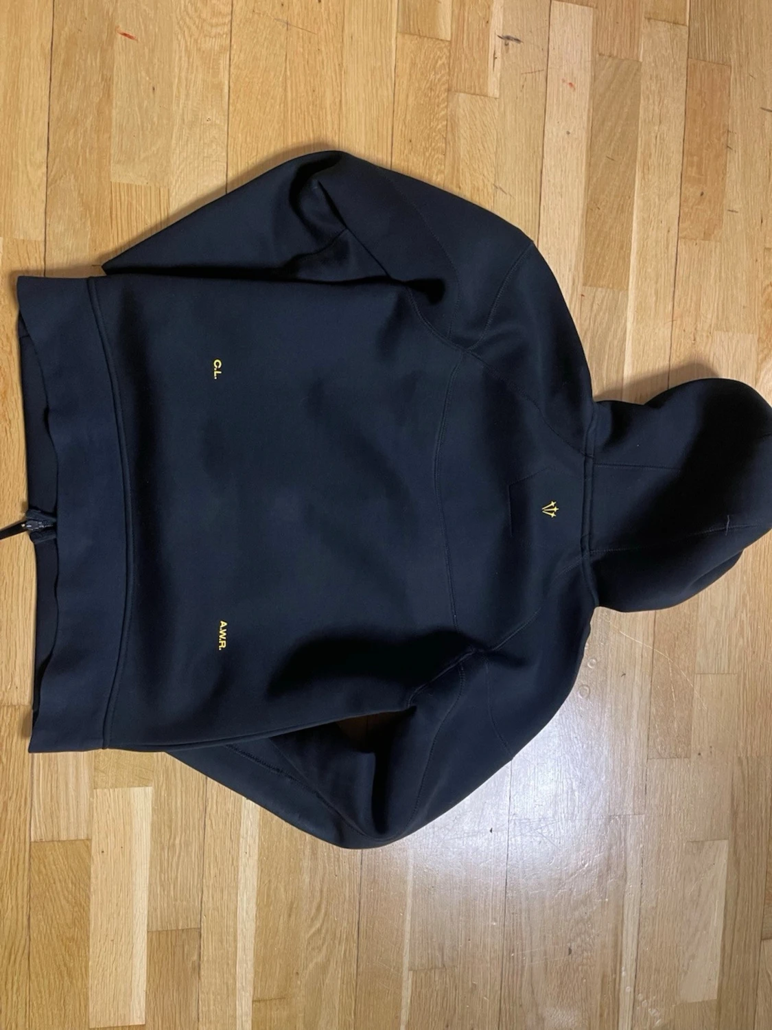 Svart Nike hoodie med dragkedja - 3