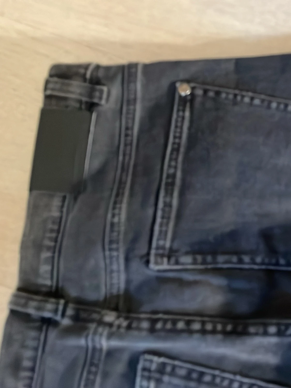 Svarta raka jeans - 3