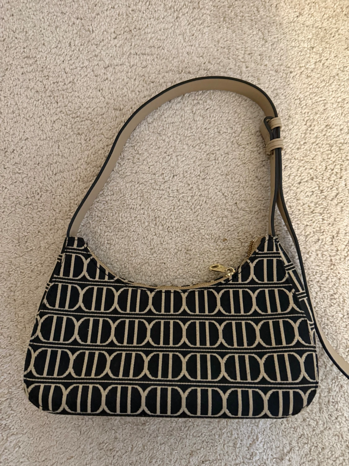 Svart/vit Don Donna väska 