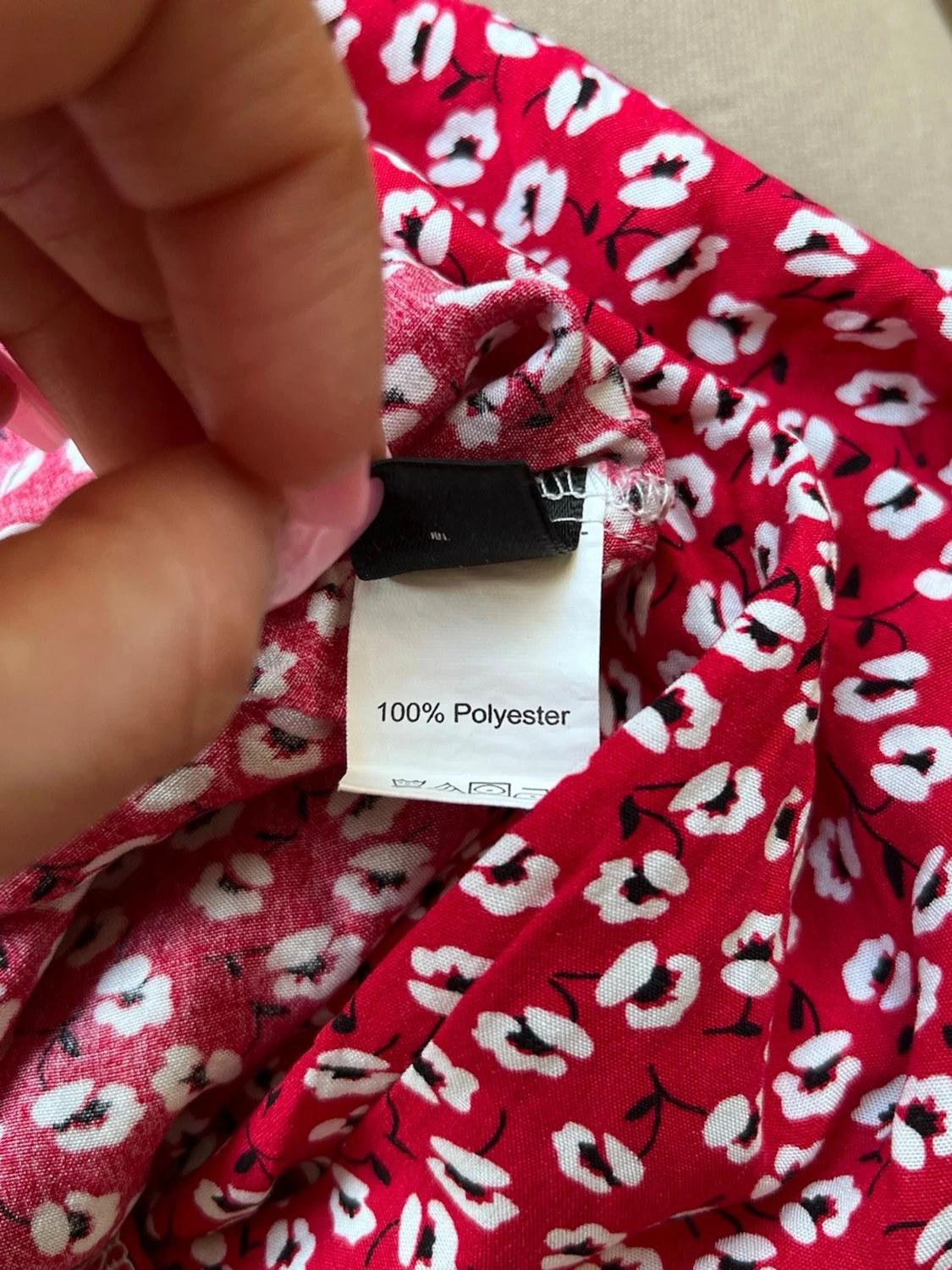 Blommig långkjol med slits och dragkedja- stl M, mycket bra skick - 6