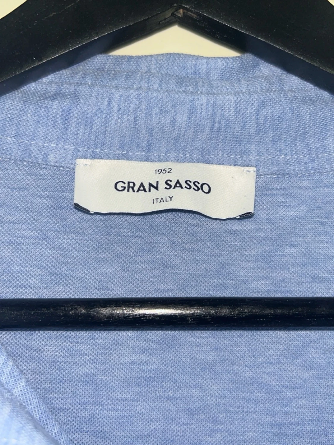 Blå långärmad henley från Gran sasso - 2