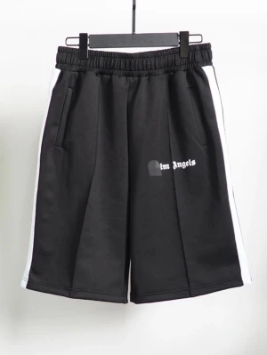 Palm Angels svarta shorts med vit logga - Svarta short. Bra stil