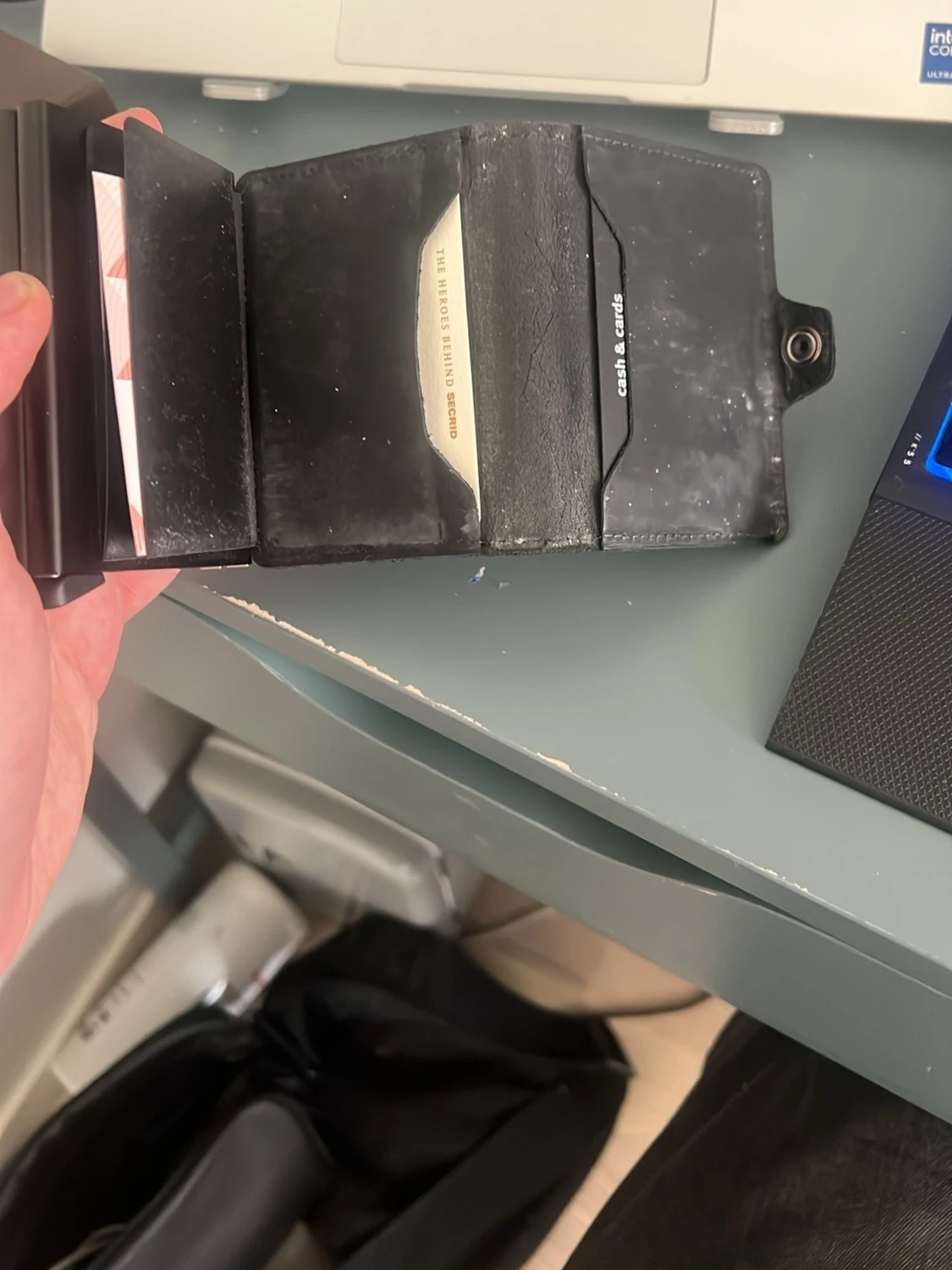 Svart Secrid plånbok i läder - 2