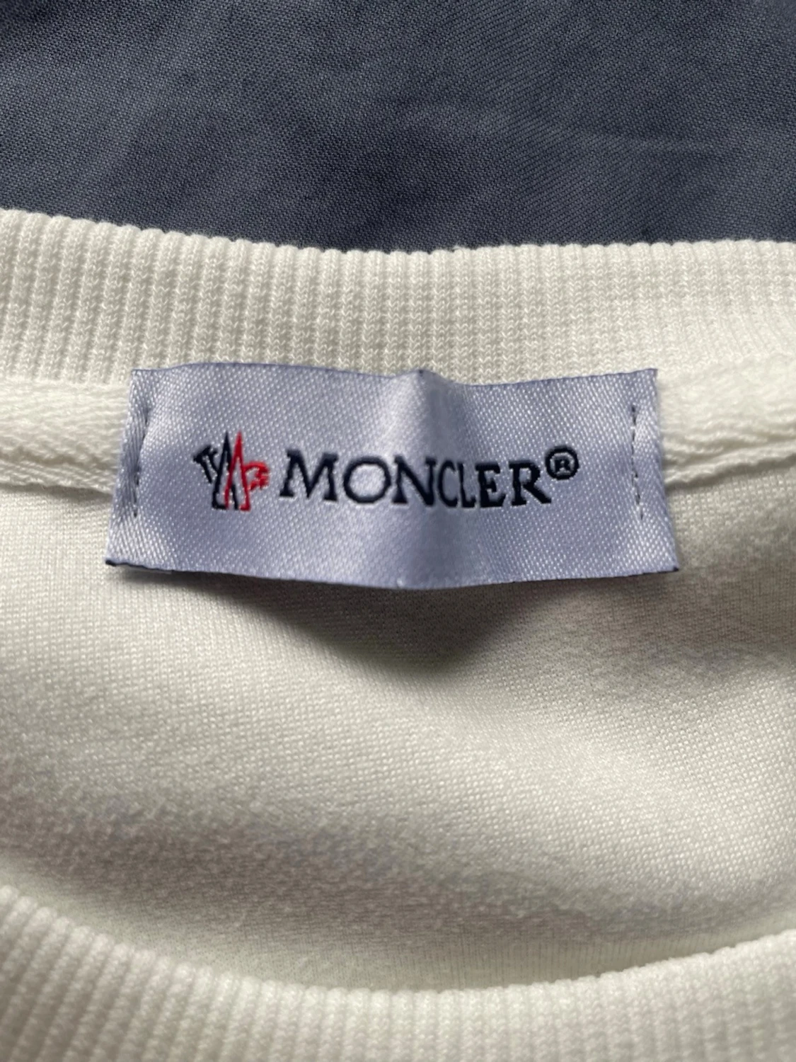 Vit sweatshirt från Moncler - 2