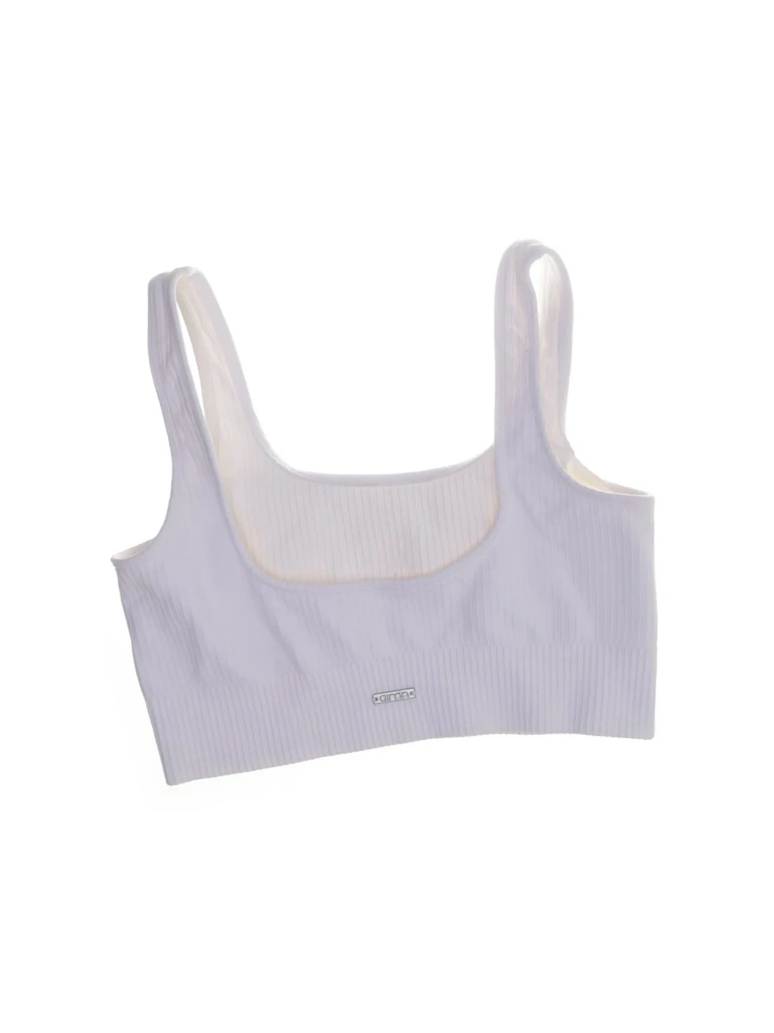 Vit ribbad sport bh - 2